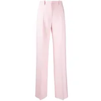 valentino garavani pantalon de tailleur à taille haute - rose