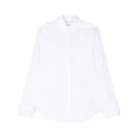 sportmax chemise oxford en coton - blanc