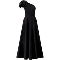 giambattista valli robe longue une épaule - noir