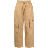 the upside pantalon de jogging à poches cargo - marron