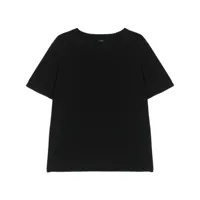 joseph t-shirt rubin en soie - noir