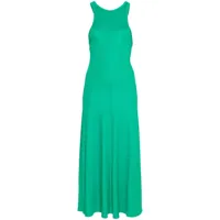 forte forte robe longue à forme trapèze - vert