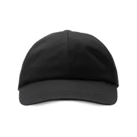 burberry casquette à doublure à carreaux - noir