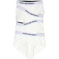 natasha zinko jupe asymétrique underwear - blanc