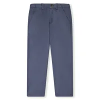 bonpoint pantalon chino stephen à coupe droite - bleu