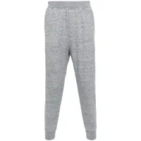 dsquared2 pantalon de jogging à logo imprimé - gris