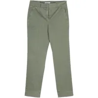 peserico pantalon de tailleur 4718 - vert