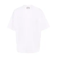 wooyoungmi t-shirt en coton à imprimé graphique - blanc