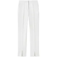 jil sander pantalon de costume en coton - blanc