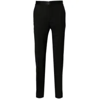 corneliani pantalon de costume à pinces - noir