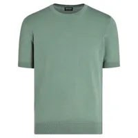 zegna t-shirt léger en coton - vert