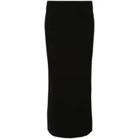 fabiana filippi jupe mi-longue à taille haute - noir