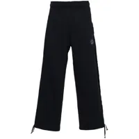 société anonyme pantalons de jogging en coton à logo brodé (lot de deux) - bleu