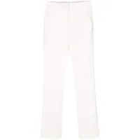 sportmax pantalon de costume droit pontida - blanc