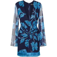 patbo robe courte nightflower - bleu