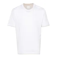 eleventy t-shirt en coton à design superposé - blanc