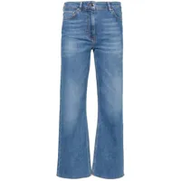 iro jean bruni à coupe courte - bleu
