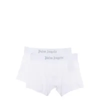 palm angels boxers à taille logo (lot de deux) - blanc
