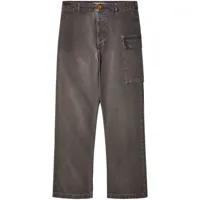 marni jean droit à poches cargo - gris