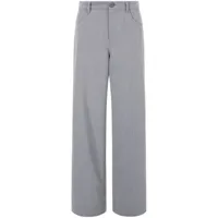 staud pantalon grayson à coupe ample - gris