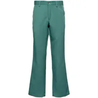 kolor pantalon à coupe droite - vert