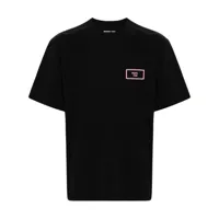 martine rose t-shirt en coton à logo imprimé - noir