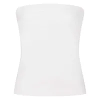 rosetta getty robe-bustier en jersey - blanc
