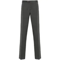 lardini pantalon de costume à plis marqués - gris