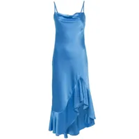 maje robe mi-longue rasmino - bleu