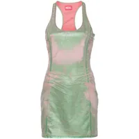 diesel robe courte de-arlyn-s à effet métallisé - rose