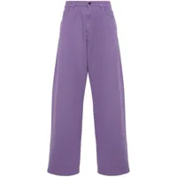 société anonyme pantalon red cross à coupe droite - violet