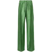 christian wijnants pantalon picaia en velours côtelé - vert