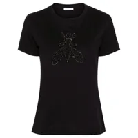 patrizia pepe t-shirt fly - noir