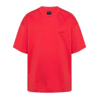 juun.j t-shirt à imprimé photographique - rouge