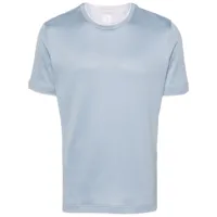eleventy t-shirt à bords contrastants - bleu