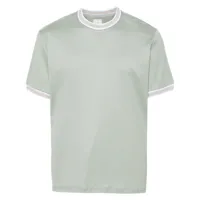 eleventy t-shirt en coton à rayures - vert