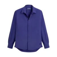 vilebrequin x the woolmark company chemise en laine - violet