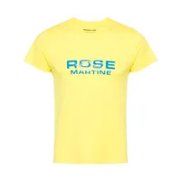 martine rose t-shirt shrunken - jaune