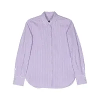 manuel ritz chemise à rayures - violet