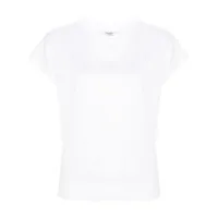 peserico t-shirt à mancherons - blanc