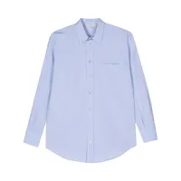 antonelli chemise aspic en popeline - bleu