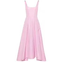 pinko robe longue à design sans manches - rose