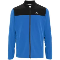 j.lindeberg veste jeff hybrid à design colour block - bleu