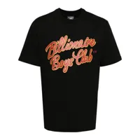 billionaire boys club t-shirt à logo script imprimé - noir
