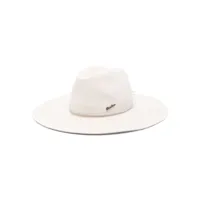 borsalino chapeau alessandria en feutre - blanc