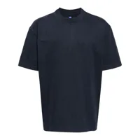 yeezy t-shirt en coton à col rond - bleu