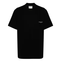 wooyoungmi t-shirt en coton à logo imprimé - noir