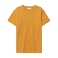 john elliott t-shirt en coton biologique à col rond - jaune
