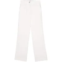 paul smith pantalon droit à plis - blanc