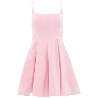 staud robe courte joli en coton mélangé - rose